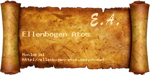 Ellenbogen Atos névjegykártya
